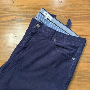 Peter Millar Pants Mens 38 Navy Crown Cotton Superior Soft Corduroy Five Pockets - Picture 1 of 9