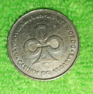 PORTUGAL CASINOS DO ALGARVE ALVOR VILAMOURA MONTE GORDO 25 ESCUDOS Ficha - Imagen 1 de 2