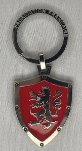 Vintage Schlüsselanhänger rote Krone Peugeot rote Emaille Herstellung Francaise - Bild 1 von 5