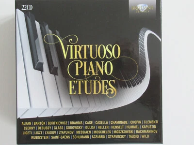 Virtuoso Piano Etudes,  22 CDs, geöffnet, nicht gespielt, neuwertig - Bild 1 von 2