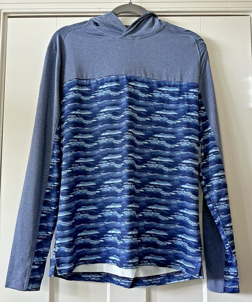 Johnnie-O Men's Small Hoodie Pullover Braden Navy Blue JMHD1160