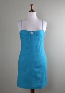RALPH RALPH LAUREN Vintage Cotton Printed Keyhole Slip Cami Sun Dress Size 12 - Picture 1 of 6
