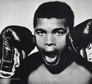 1963/72 Vintage MUHAMMAD ALI Boxing PHILIPPE HALSMAN Athlete Photo Art On 16x20 - Picture 1 of 1