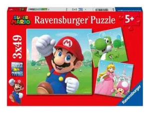 Ravensburger Super Mario 3x 49 Stück Puzzle Set - Bild 1 von 4