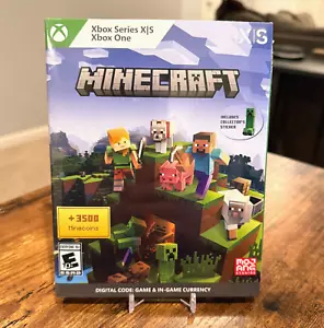 MINECRAFT + 3500 COINS For Microsoft Xbox One And Xbox Series X - NEW & SEALED - Picture 1 of 6