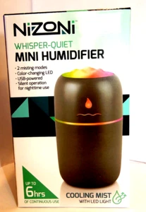 Portable USB LED Mini Car HOME HUMIDIFIER 9.5oz Aroma OIL DIFFUSER Mist Purifier - Picture 1 of 13