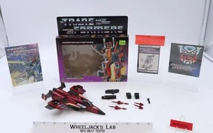 Thrust 100% Complete W/BOX1985 Vintage G1 Transformers Hasbro Action Figure - Picture 1 of 11