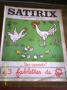 8 REVUES SATIRIX JEAN EFFEL MOISAN SENNEP SERRE CARBON N 2 6 7 8 10 13 19 24 - Imagen 1 de 8