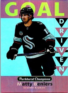 2023-24 Parkhurst Champions #GD-6 Matty Beniers Goal Driven - Picture 1 of 2