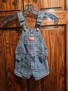Oshkosh B.Gosh 18-24 meses vintage pantalones cortos coches niño baberos - Imagen 1 de 2