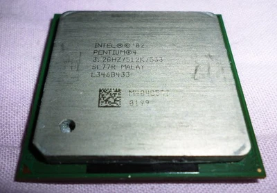 Intel Mobile Pentium 4 3,2 GHz SL77R Socket 478 processore CPU 512Kb 533Mhz FSB - Immagine 1 di 4