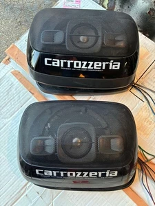 Pioneer Carrozzeria TS-R700 Box Speakers Pair with Illumination Japan Used - Picture 1 of 6