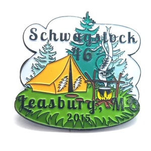 Schwagstock 46 Leasburg Missouri 2015 Camping Festival Pin Limited Edition - Picture 1 of 3