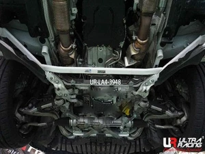 FOR MERCEDES C43 AWD AMG W205 '15~'19 ULTRA RACING FRONT LOWER MEMBER BRACE 4-PT - Picture 1 of 12