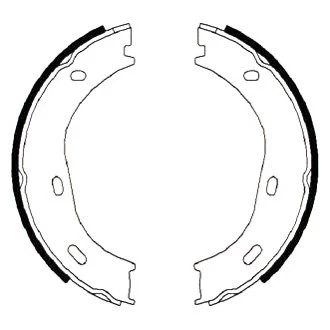 For Mercedes-Benz 500SL 1990-1993 Zimmermann Rear Parking Brake Shoe Kit Foto 1 de 1
