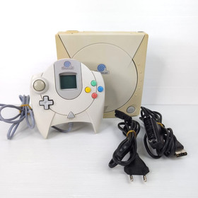 SEGA Dreamcast PAL Console Complete with Controller, Memory & Cables - Head