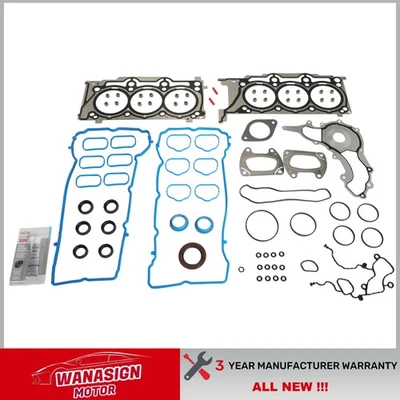 Juego de juntas de culata para Jeep Grand Cherokee Wrangler Dodge Charger 11-16 3,6 L DOHC Foto 1 de 4