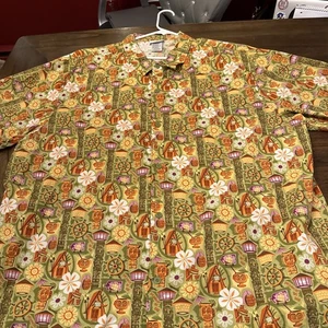 Camisa de campamento abotonada Trader Sams de Disney para hombre Xxxl ¡SHAG!! - Imagen 1 de 6