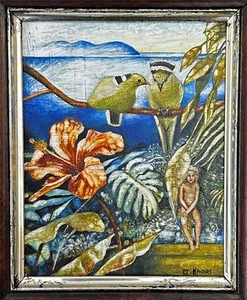 Penelope Fulljames - Oil Painting On Board - Paradise Isle, 1987 - Picture 1 of 12