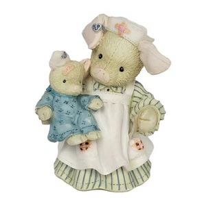 Vtg 1995 Enesco~This Little Piggy Figurine 167649~You'll Be Just Swine - Picture 1 of 7