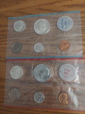 1964 P & D US Mint Uncirculated Set - Image 1 of 4