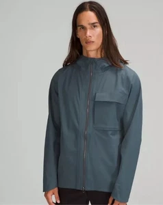 ($285 MSRP) Size XL - Lululemon Men’s Outpour Jacket Iris Blue LM4ADCS - Picture 1 of 5
