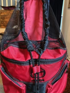 Mazda Trunk Organizer And  Picnic Backpack Red And Black Vtg Label Picnic Time - Bild 1 von 7