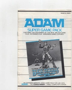Adam Super Game Pak Coleco-Vision Worn Manual Only Authentic - Bild 1 von 2
