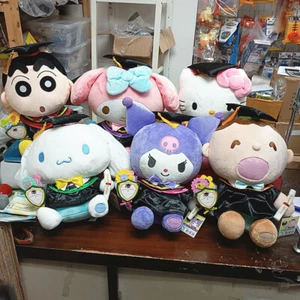Sanrio Kitty Melody Kuromi CrayonShinchan 30cm Graduation Gift Plush Doll - Picture 1 of 20