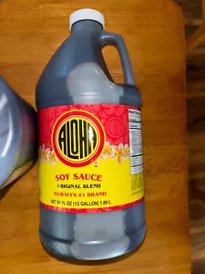 Aloha Shoyu Soy Sauce Original Blend 1/2 Gallon (64oz) Bottle x1 - Picture 1 of 5