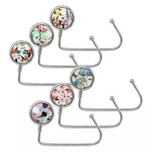6 Pack Purse Hook Long Handbag Hanger for Table Desk Creatiee Portable Bag Ho... - Picture 1 of 7