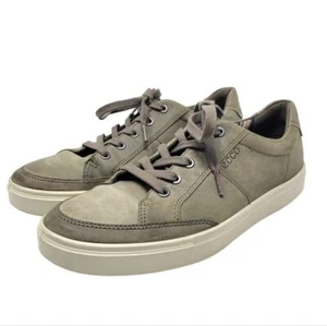 Ecco | Herren Soft 7 2.0 Wildleder Leder Sneaker Olivgrün Größe 8 - Bild 1 von 11