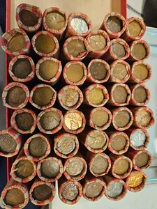 Sealed Wheat Penny Roll! Wheat Cent Lot 1909-1958 Indians...Etsy best seller - Picture 1 of 2