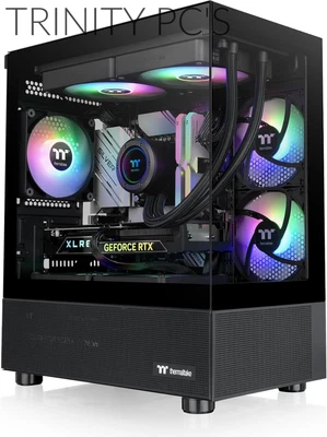 TRINITY CUSTOM COMPUTERS Intel i7 Liquid Cooled, RX 6600, 32GB RAM 1TB SSD RGB Gaming Computer Desktop PC