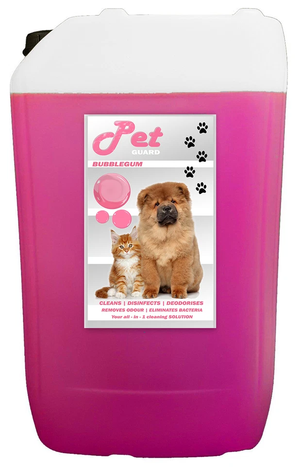 Pet Kennel Cattery Disinfectant Deodoriser Cleaner 25L Bubblegum Pet Guard