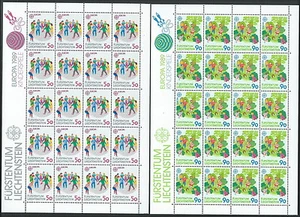 1989 EUROPA LIECHTENSTEIN MINIFOGLI MNH ** - B - Bild 1 von 1
