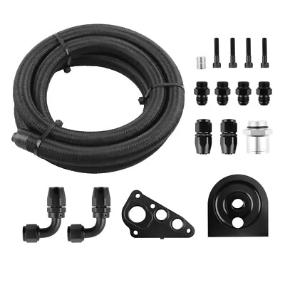 Kit de reubicación de filtro de aceite Billet apto para Mustang GT 1996-2010 Ford 4,6 L 5,4 L Foto 1 de 4