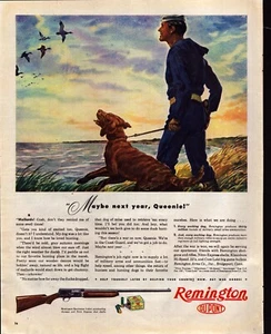 1943 WW2 REMINGTON "Vielleicht nächstes Jahr, Queenie! Aber es gibt Krieg, ein Job zu erledigen" - Bild 1 von 1