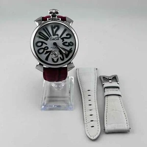 GaGa Milano Manuale 48 N.9367 Herrenuhr Ersatzgürtel inklusive - Bild 1 von 19