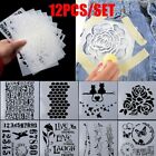 Paper Cards Walls Painting Layering Stencils Scrapbooking Embossing Template