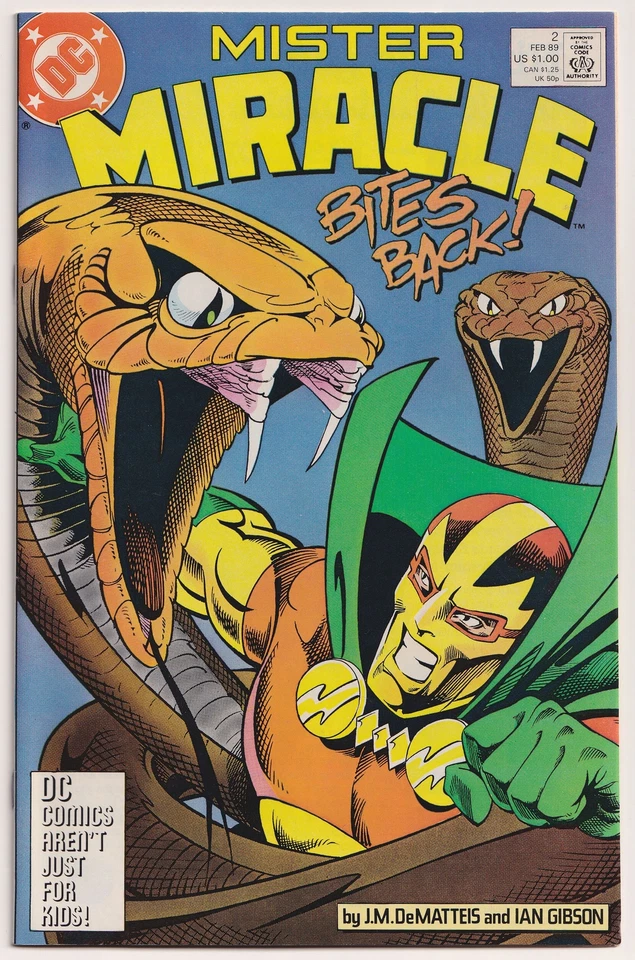 Mister Miracle 2 NM+ 9.6 DC 1989 Bedlam Ian Gibson - Image 1 of 1