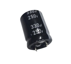 2 PCS Aluminum Capacitor Snap In 250V 330uF 330MF CAP 5000 HRS @ 105°C - Picture 1 of 1