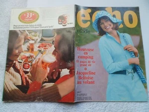 ECHO DE LA MODE N°25 21/06/1970 Mode Tricot Couture Beltoise - Picture 1 of 11