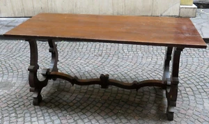 48 Ein Tisch Fratiino aus Kastanie. Cm. 117x70 - Bild 1 von 7