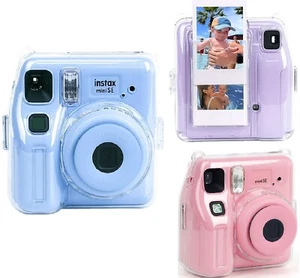 For Fujifilm Instax Mini SE Camera Clear Hard PVC Cover Case - Picture 1 of 8