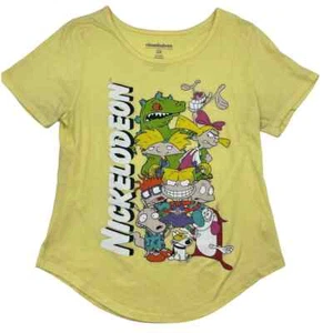 Nickelodeon gelbes kurzärmliges Junior-T-Shirt Übergröße 2X Rugrats - Bild 1 von 9