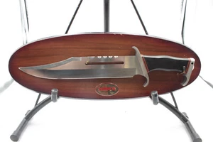 Hibben Knives RAMBO III STANDARD EDITION BOWIE KNIFE UC1238 w/ Plaque - Picture 1 of 2