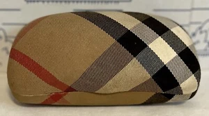 Burberry Nova Check Plaid Sunglass Case Hard Clamshell SunGlasses Large Eyeglass - Picture 1 of 12