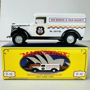 Matchbox Models Of Yesteryear MOY Y-12 GMC Code 2 Diecast Van Model - Security - Picture 1 of 5