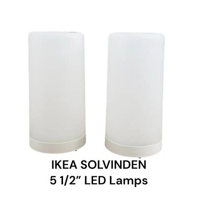 IKEA SOLVINDEN Luz Decorativa LED, Mesa, Exterior Blanco, 5 3/4" Foto 1 de 4